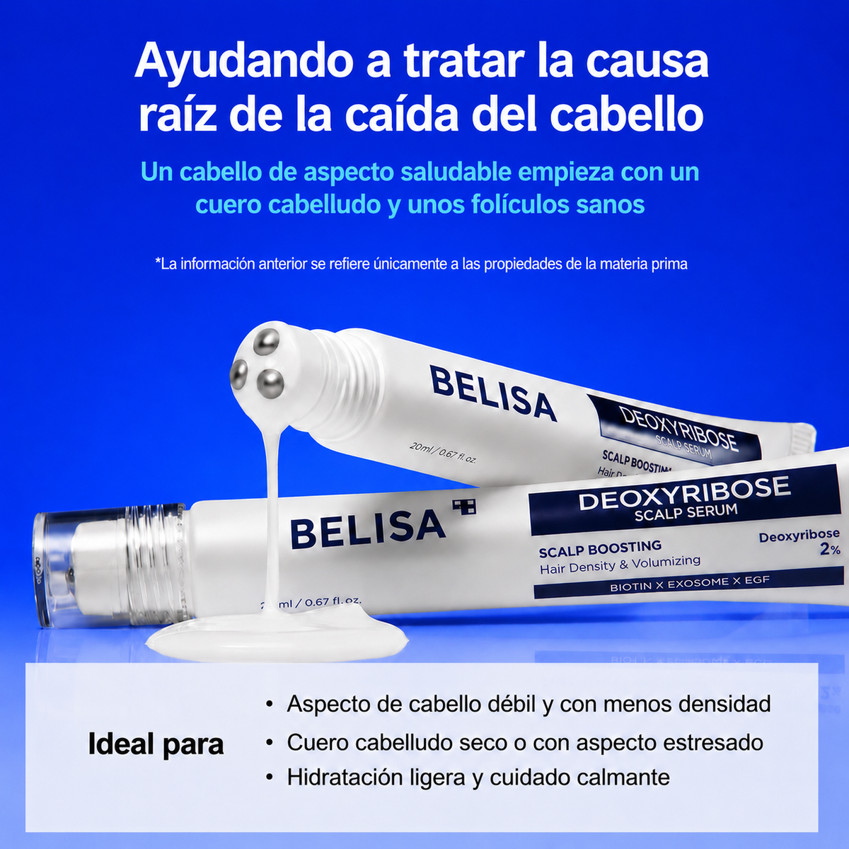 Sérum Coreano Belisa™ Crecimiento del Cabello
